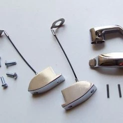 Mustang Auto Parts REAR QUARTER WINDOW HANDLES 1969-1970 FASTBACK