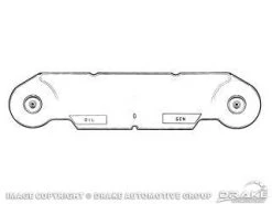 Mustang Auto Parts INSTRUMENT LENS 1964 Mustang
