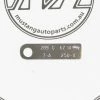 Mustang Auto Parts ENGINE ID TAG 250-A 1 Mustang Auto Parts ENGINE ID TAG 250-A