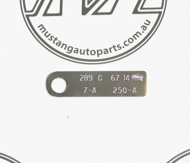 Mustang Auto Parts ENGINE ID TAG 250-A 2 Mustang Auto Parts ENGINE ID TAG 250-A