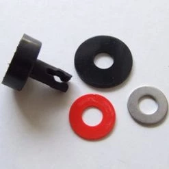 Mustang Auto Parts DOOR LATCH BUSH & WASHER KIT 1965-1966 MUSTANG