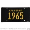 Mustang Auto Parts Mustang LICENCE PLATE 1965 CALIFORNIA