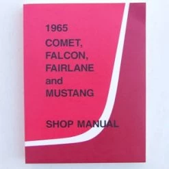 Mustang Auto Parts WORKSHOP MANUAL 1965