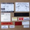 Mustang Auto Parts DECAL KIT 1971