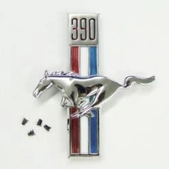 Mustang Auto Parts RUNNING HORSE WITH 390 1967-1968 Mustang