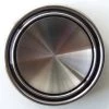 Mustang Auto Parts HUB CAP STAINLESS STEEL WHEEL CENTRE CAP SUIT 12 AND 5 SLOT WHEELS
