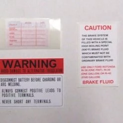 Mustang Auto Parts DECAL KIT XR 3 DECALS