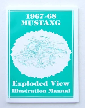 Mustang Auto Parts EXPLODED VIEW 1967-1968 3 Mustang Auto Parts EXPLODED VIEW 1967-1968