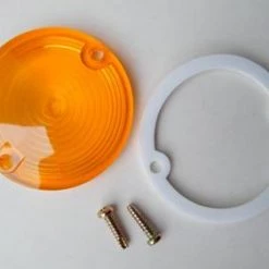Mustang Auto Parts BACK UP LIGHT LENS AMBER 1965-1970