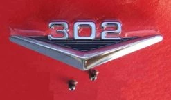 Mustang Auto Parts Mustang GUARD BADGE 302