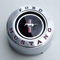 Mustang Auto Parts STEERING WHEEL DELUXE BADGE 1965-1966 Mustang