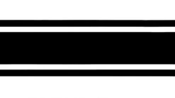 Mustang Auto Parts Falcon STRIPE KIT XR GT BLACK