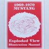 Mustang Auto Parts EXPLODED VIEW 1969-1970 2 Mustang Auto Parts EXPLODED VIEW 1969-1970