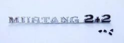 Mustang Auto Parts FENDER SCRIPT MUSTANG 2+2 1965-1966