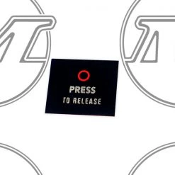 Mustang Auto Parts SEAT BELT BUCKLE DECAL XA-XB Falcon