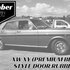 Mustang Auto Parts Falcon RUBBER KIT XW-XY GT/FAIRMONT (PREMIUM BLADE STYLE DOOR RUBBERS)