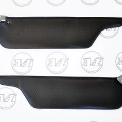 Mustang Auto Parts Falcon SUNVISORS PERFORATED BLACK SEAM WELDED XW-XY