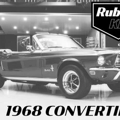 Mustang Auto Parts COMPLETE RUBBER KIT 1968 CONVERTIBLE