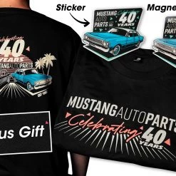Mustang Auto Parts & Accessories New Products FALCON MEDIUM - MUSTANG AUTO PARTS 40YR CELEBRATORY PACKAGE