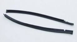 Mustang Auto Parts QUARTER TRIM WINDLACE 1969-1970 BLACK