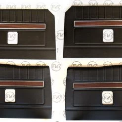 Mustang Auto Parts DOOR TRIM SET XY GT/FAIRMONT BLACK Falcon