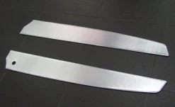 Mustang Auto Parts DOOR PANEL INSERT 1967 DELUXE ALUMINIUM WITHOUT MIRROR HOLE Mustang