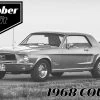 Mustang Auto Parts COMPLETE RUBBER KIT 1968 COUPE 1 Mustang Auto Parts COMPLETE RUBBER KIT 1968 COUPE