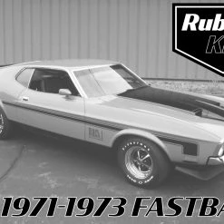 Mustang Auto Parts COMPLETE RUBBER KIT 1971-1973 FASTBACK Mustang