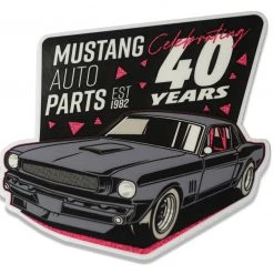 Mustang Auto Parts & Accessories DECAL MAP 40YR CELEBRATION 1965 MUSTANG