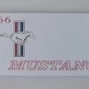 Mustang Auto Parts OWNERS MANUAL 1966 Mustang