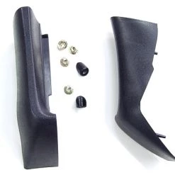 Mustang Auto Parts DASH TRIM XW-XY LOWER SIDES FALCON 500 Black