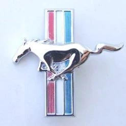 Mustang Auto Parts Mustang GLOVE BOX BADGE 1966