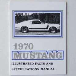 Mustang Auto Parts FACTS BOOK 1970 Mustang