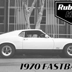 Mustang Auto Parts COMPLETE RUBBER KIT 1970 FASTBACK Mustang