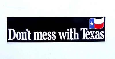 Mustang Auto Parts Mustang DECAL - DONT MESS WITH TEXAS 2 Mustang Auto Parts Mustang DECAL - DONT MESS WITH TEXAS